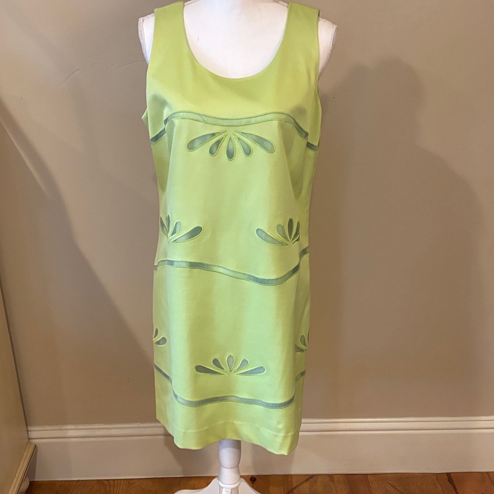Etcetera Lime Green Dress